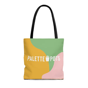 Palette Pots - Green Tote Bag