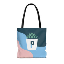 Load image into Gallery viewer, Palette Pots - Green Tote Bag
